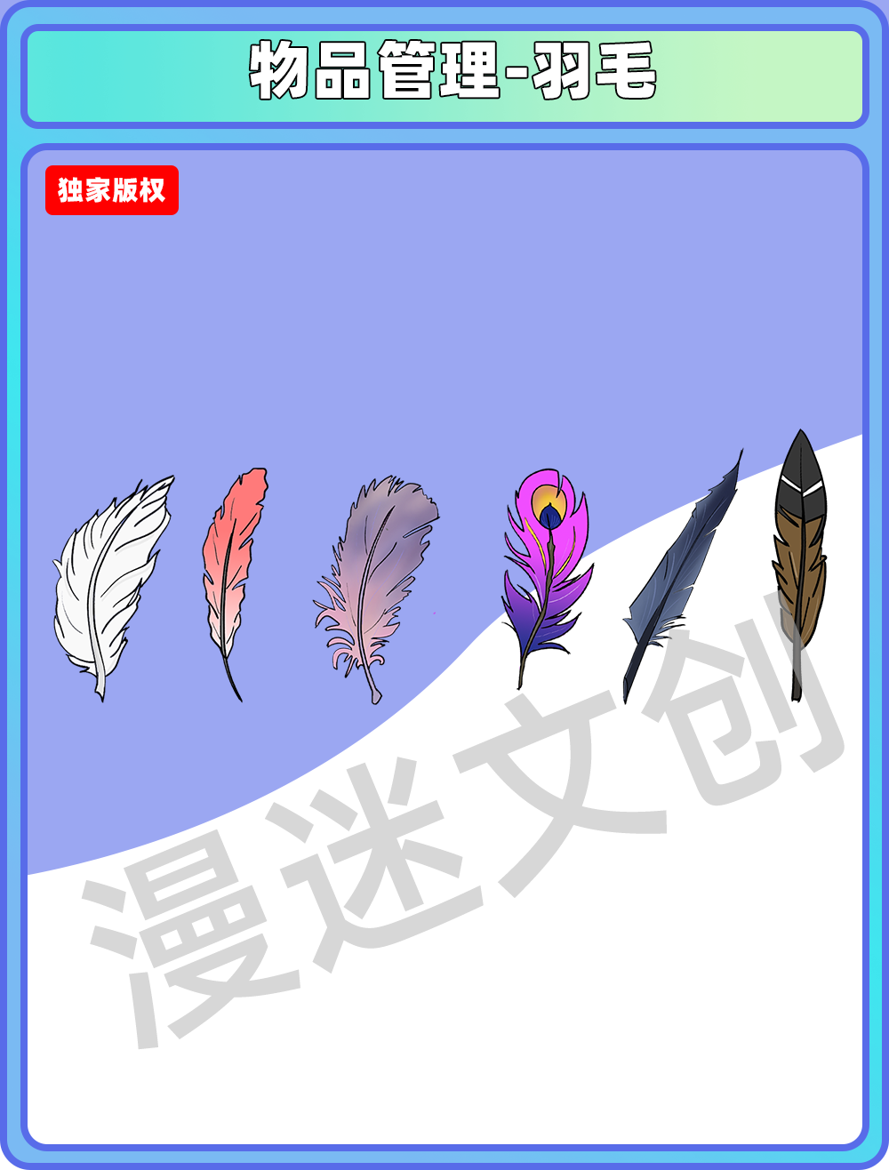 物品管理-羽毛