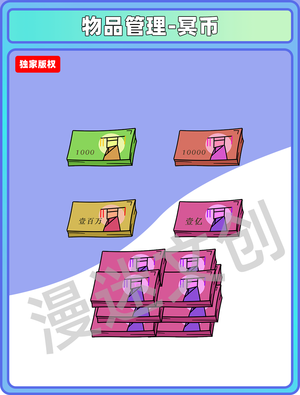 物品管理-冥币